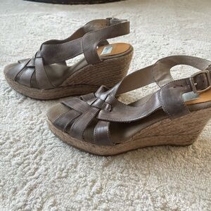 Kanna Leather Wedges Size 38